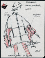 Cashin's illustrations of ready-to-wear designs for Russell Taylor, Spring 1981 - 1982 collection. b050_f03-10