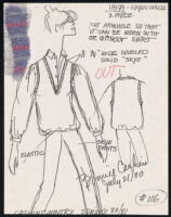 Cashin's illustrations of ready-to-wear designs for Russell Taylor, Spring 1980 - 1981 collection. b057_f03-12