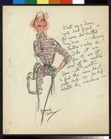 Cashin's illustrations of knit ensembles designed for Guttman Brothers. f01-03