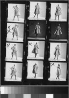 Contact sheets of Cashin's ready-to-wear designs for Sills and Co. Folder 1 of 2