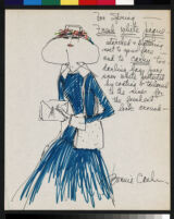 Cashin's illustrations of handbag designs for Meyers