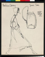 Cashin's illustrations of handbag designs for Meyers