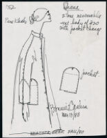 Cashin's illustrations of ready-to-wear designs for Russell Taylor, Fall 1980. b048_f03-25