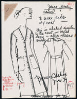 Cashin's illustrations of ready-to-wear designs for Russell Taylor, Spring 1980 collection. b055_f05-19