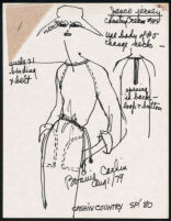 Cashin's illustrations of ready-to-wear designs for Russell Taylor, Spring 1980 collection. b055_f06-23