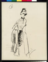 Cashin's illustrations of knit ensembles designed for Guttman Brothers. f02-13