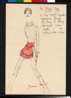 Cashin's illustrations of handbag designs for Meyers