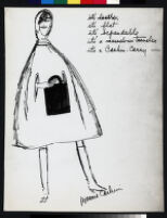 Cashin's illustrations of handbag designs for Coach. f10-18