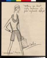 Cashin's illustrations of sweater designs for Ballantyne of Peebles