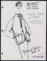 Cashin's illustrations of ready-to-wear designs for Russell Taylor, Fall 1979 collection. f01-20