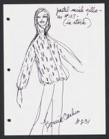 Cashin's illustrations of fur coat designs for H.B.A. Fur Corp. f05-07