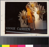 Photographs of Cashin's ready-to-wear designs for Sills and Co. featured in department store windows