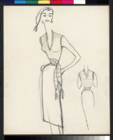 Cashin's illustrations of knit ensembles designed for Guttman Brothers. f08-02