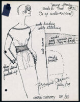 Cashin's illustrations of ready-to-wear designs for Russell Taylor, Spring 1980 collection. b055_f06-06