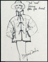 Cashin's illustrations of ready-to-wear designs for Russell Taylor, discarded from collection. b053_f05-11