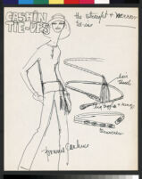 Cashin's illustrations of handbag designs for Meyers