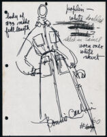 Cashin's illustrations of ready-to-wear designs for Russell Taylor, Fall 1978 collection. f04-37