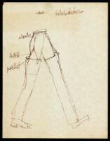 Cashin "Hitchhiker" pants design illustration. f04-01