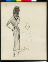 Cashin's illustrations of knit ensembles designed for Guttman Brothers. f02-02