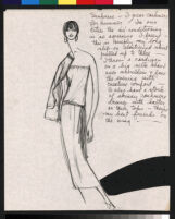 Cashin's illustrations of sweater designs for The Knittery titled "Summer Cashmere."