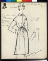 Cashin's illustrations of coat designs. b077_f04-02