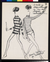 Cashin's illustrations of sweater designs for Ballantyne of Peebles