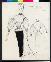 Cashin's illustrations of knit ensembles designed for Guttman Brothers. f06-12