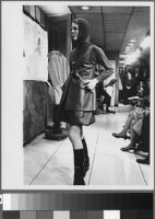 Black and white photographs of Cashin's fashion Show at Sills and Co. showroom