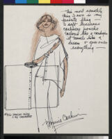 Cashin's illustrations of sweater designs for The Knittery