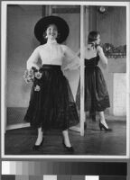 Black and white photographs of Cashin's ready-to-wear designs for Adler and Adler