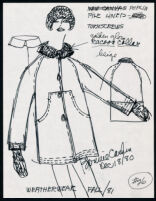 Cashin's illustrations of ready-to-wear designs for Russell Taylor, Fall 1981 collection. b050_f01-25