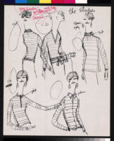 Cashin's illustrations of sweater designs for Ballantyne of Peebles