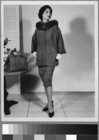 Black and white photographs of Cashin's ready-to-wear designs for Sills and Co