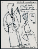 Cashin's illustrations of ready-to-wear designs for Russell Taylor, Fall 1980 collection. b048_f02-03