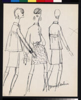 Cashin's illustrations of sweater designs for Ballantyne of Peebles