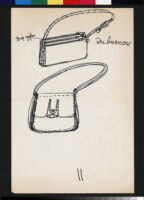 Cashin's illustrations of handbag designs for Meyers