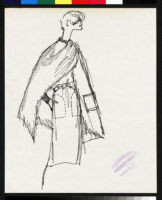 Cashin's ready-to-wear design illustrations for Russell Taylor, Cashin Country Knits division