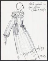 Cashin's illustrations of fur coat designs for R.R.G. f02-30