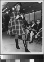 Black and white photographs of Cashin's fashion Show at Sills and Co. showroom