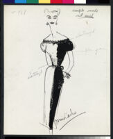 Cashin's illustrations of knit ensembles designed for Guttman Brothers. f07-11