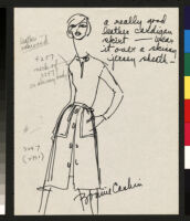 Cashin's ready-to-wear design illustrations for Sills and Co