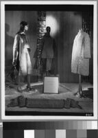 Photographs of Cashin's ready-to-wear designs for Sills and Co. featured in department store windows