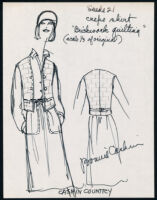 Cashin's illustrations of ready-to-wear designs for Russell Taylor, Fall 1980 collection. b056_f03-17