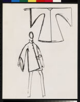 Cashin's ready-to-wear design illustrations for Sills and Co., 2 labeled for "Vogue."