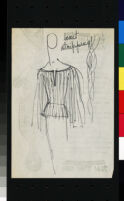 Cashin's illustrations of sweater designs for The Knittery