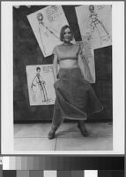 Black and white photographs of Cashin's ready-to-wear designs for Sills and Co