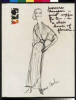 Cashin's illustrations of robe designs. b070_f05-33