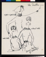 Cashin's illustrations of sweater designs for Ballantyne of Peebles