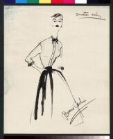 Cashin's illustrations of knit ensembles designed for Guttman Brothers. f05-07