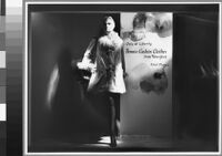 Photographs of Cashin's ready-to-wear designs for Sills and Co. featured in department store windows